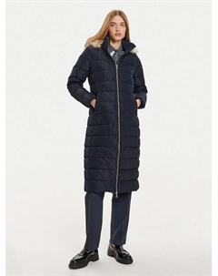 Пуховик стандартного кроя, синий Tommy hilfiger