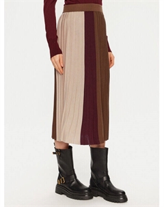 Плиссированная юбка стандартного кроя, бежевый Weekend max mara
