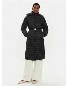 Пуховик узкого кроя, черный Calvin klein