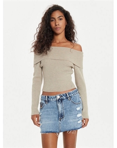 Облегающий свитер, бежевый Guess