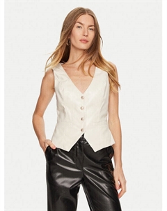 Жилет стандартного кроя, бежевый Guess