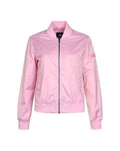 Куртка long sleeves stand collar jacket 'pink', розовый Converse