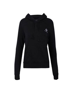 Толстовка embroidered star chevron pullover hoodie 'black', черный Converse