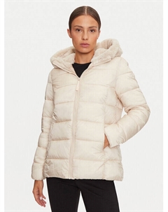 Пуховик стандартного кроя, бежевый Cmp