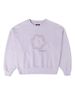 Свитер floral crewneck 'lilac', сиреневый Converse