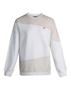 Свитер casual sweatshirt 'white pink', белый Converse