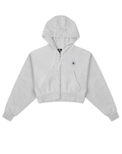 Толстовка retro chuck hoodie 'lt retro grey heather', серый Converse