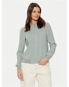 Бомбер стандартного кроя, серый Vero moda