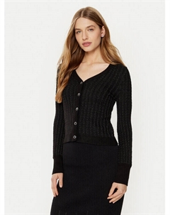 Кардиган стандартного кроя, черный Guess