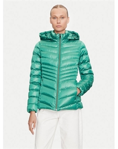Пуховик стандартного кроя, зеленый Geox