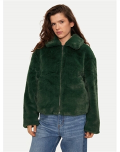 Шуба стандартного кроя, зеленый United colors of benetton