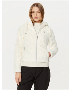 Шуба стандартного кроя, белый Aulp