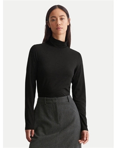 Свитер с высоким воротником обычного кроя, черный Marc o'polo