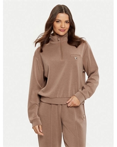 Толстовка обычного кроя, коричневый Guess