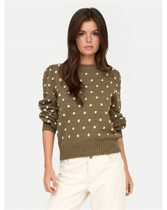 Свитер обычного кроя, коричневый Jdy