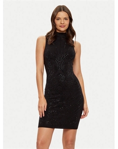 Платье на каждый день, стандартного кроя, черный Guess