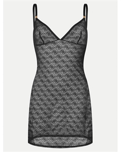 Ночная рубашка узкого кроя, черный Guess