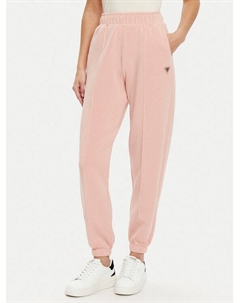 Спортивные брюки стандартного кроя, розовый Guess