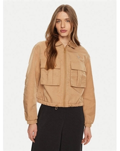 Рубашка стандартного кроя, коричневый Guess