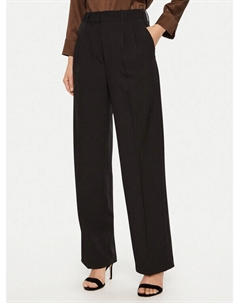 Тканевые брюки стандартного кроя, черный Guess