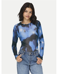 Узкая блузка, синий Jdy