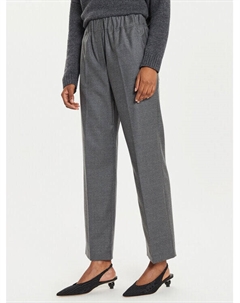 Тканевые брюки стандартного кроя, серый Weekend max mara