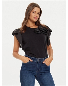 Блуза стандартного кроя, черный Liu jo