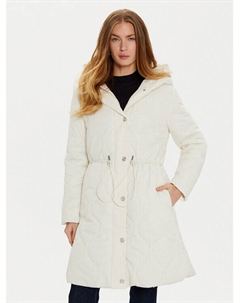 Парка стандартной посадки, экрю Guess