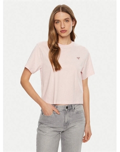 Футболка стандартного кроя, оранжевый Guess