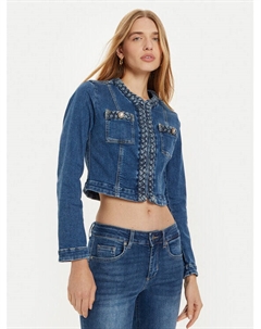 Джинсовая куртка стандартного кроя, синий Liu jo