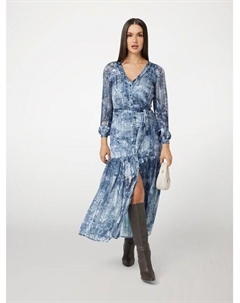 Платье на каждый день, стандартного кроя, синий Guess