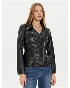 Переходная куртка стандартного кроя, черный Guess