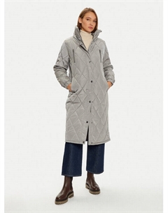 Пуховик стандартного кроя, серый Kaffe