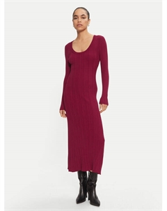 Платье на каждый день приталенного кроя, красный Hugo