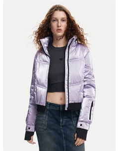 Бомбер стандартного кроя, фиолетовый Desigual