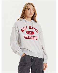 Толстовка обычного кроя, серый Gant