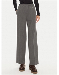 Тканевые брюки свободного кроя, серый Weekend max mara