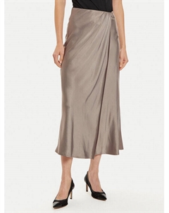 Юбка миди стандартного кроя, бежевый Guess