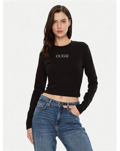 Узкая блузка, черный Hugo