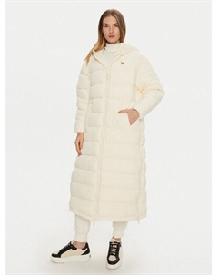 Пуховик стандартного кроя, бежевый Guess