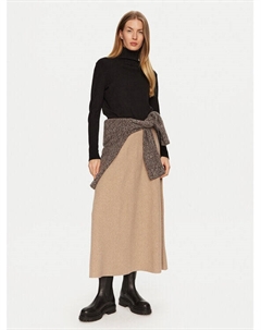 Свитер с высоким воротником обычного кроя, черный Weekend max mara