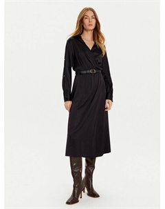 Платье на каждый день, стандартного кроя, черный Liu jo