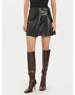 Юбка из искусственной кожи, стандартного кроя, черный Liu jo