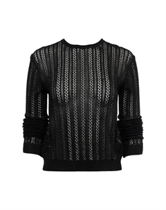 Топ Colleen Top Black, черный Khaite