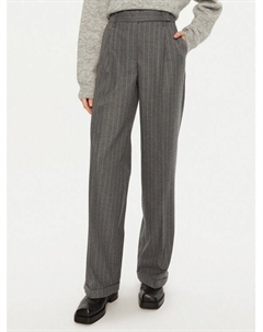 Тканевые брюки стандартного кроя, серый Max&co