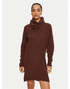 Трикотажное платье обычного кроя, коричневый Liu jo