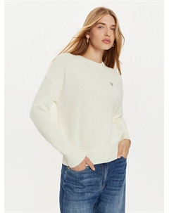 Свитер обычного кроя, экрю Guess