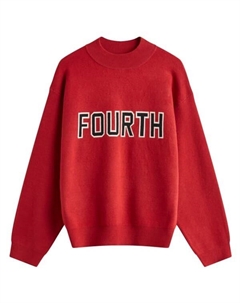 Лидия вязаный джемпер, красный 4th & reckless