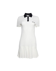 Платье Tennis Dress White, белый Miu miu