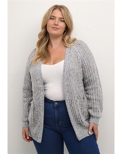 Кардиган, синий мультимеланж шамбре Kaffe curve